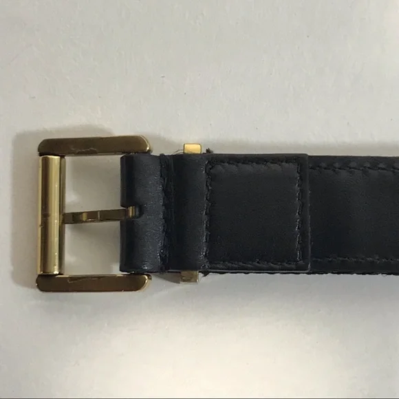 Authentic Gucci Woven Web and Leather Black & Chocolate  display picture 3